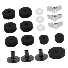 Drum Cymbal Pads with Felt Washers for Drum Kit, NonSlip Cushions, Stable Support, Noise Reduction