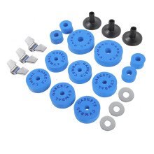 Cymbal Pads Set with Noise Reduction and Protection for Drum Set, Lightweight NonShedding EVA