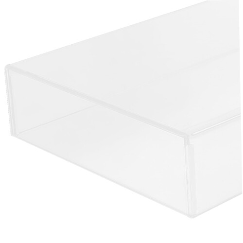 Clear Acrylic Keyboard Cover Dustproof Transparent Protector with Visible Ergonomic Fit 2