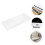 Clear Acrylic Keyboard Cover Dustproof Transparent Protector with Visible Ergonomic Fit 4