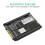 SSD NVME M.2 2 em 1 e SSD Chave B/B&M para SFF-8639 U.2 com Suporte de Estrutura - Retenha SSD MSATA Como Unidade  de 7 mm e 2,5 Polegadas 2