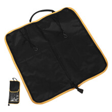 Drum Practice Pad Bag with Drumstick Holder, Padded Shoulder Strap and Secure Travel Protection