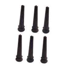 Acoustic Guitar Bridge Pins with Shell Dot, Set of 6 Guitar String Pegs for Folk Guitar Replacement