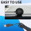 New USB GPS GLONASS Receiver GNSS Receiver Module Antenna, Replace Bu-353S4, BU353S4, 0183NMEA USB Protocol 5