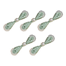 High End Traditional Chinese Dress-Disk Buckle A71 Light Green