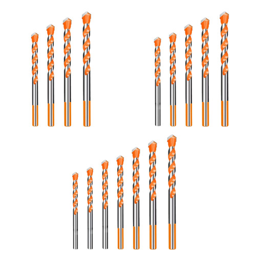 Four-Edged Serrated Concrete Drill Bit Set High Hardness-5PCS 1