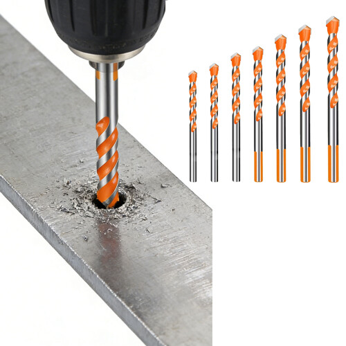 Four-Edged Serrated Concrete Drill Bit Set High Hardness-5PCS 2