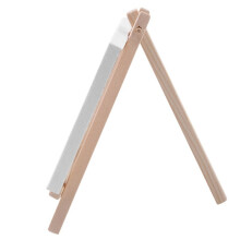 4 X 4 Tums Miniduk och 8 X 16 cm Trä Staffli Set för Att MåLa Teckningsskola, KonstnäRsmaterial, 36-Pack