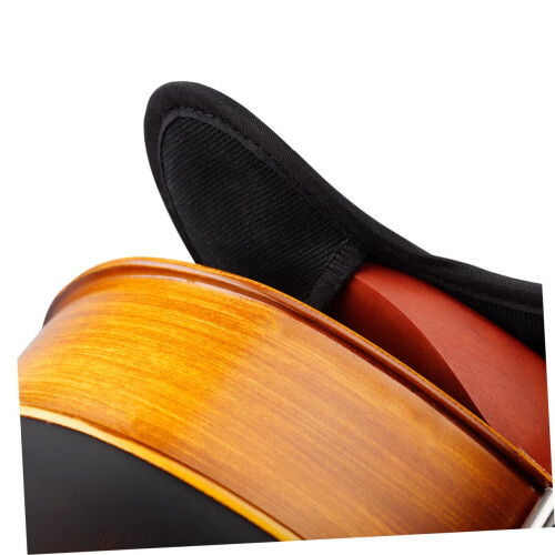Violin Shoulder Rest Plush Cushioned Support for 4/4 and 3/4 Violins Secure Instrument Hold 2
