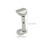 1/2 Size Violin Chinrest Screws, Adjustable Silver Hardware, Durable Metal Replacement Set 2
