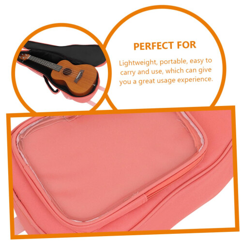 Ukulele Case with Thick Foam Protection, Adjustable Shoulder Strap and Accessory Pocket for Kids 1