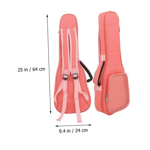 Ukulele Case with Thick Foam Protection, Adjustable Shoulder Strap and Accessory Pocket for Kids 2