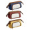 Pencil Pouches Makeup Bag Pen Case Desktop Pen Holders-Red 2