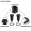 4X Front Windshield Gasket Nozzle Kit Replacement for  Car Nozzle Windshield Washer 3