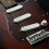 E-Gitarren-Tonabnehmer-Ersatzabdeckung, Kunststoff-Textur, 4