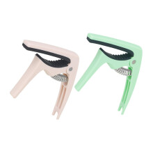 Guitar Capo Set for Acoustic and Electric – Lightweight Dual Capos with Colorful Macaron Finish
