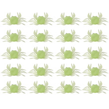 Leurres flexibles en Silicone pour la pêche au crabe,-Lumineux