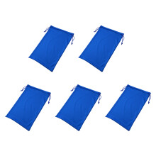 18x27cm zachte microvezel organizer tas voor-Blauw