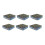 Treadmill Mat Pad Exercise Equipment Sound Insulation-6pcs 1