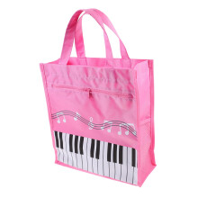 Music Score Holder Bag Pink for Ukulele and Piano Accessories Lightweight Stylish Musician Handbag