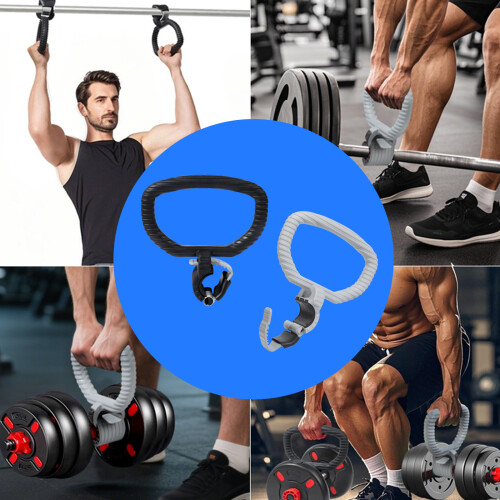 Kettlebell Attachments With Quick Releases Clip Reinforced-Gray 2