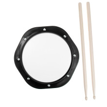 Drum Practice Pad with Integrated Metronome, Quiet Durable Surface for Adults and Kids