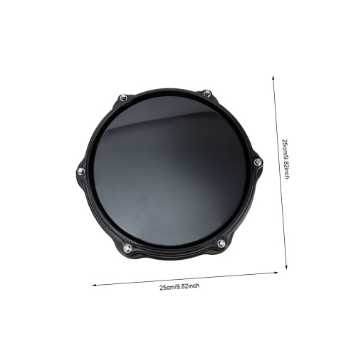 Drum Practice Pad with Quiet Rubber Rebound and Drummer Metronome for Beginners 1