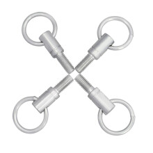 Silver Snare Drum Strap Holder Screw for Secure Attachment and Easy Installation