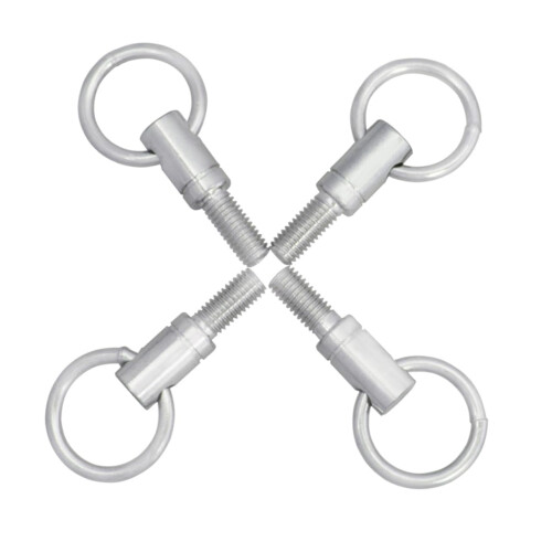 Silver Snare Drum Strap Holder Screw for Secure Attachment and Easy Installation