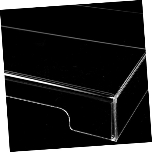Transparent Acrylic Keyboard Cover Dust Protector for Medium Keyboards Office and School Use 2