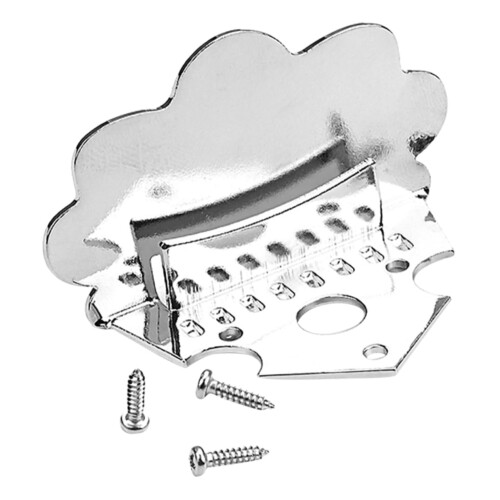Cloud Shape Mandolin Tailpiece Durable Metal Parts for Reliable String Anchoring and Stable Tuning