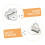Cloud Shape Mandolin Tailpiece Durable Metal Parts for Reliable String Anchoring and Stable Tuning 2