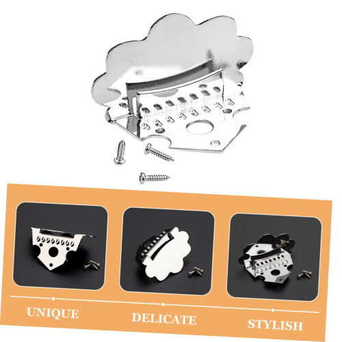 Cloud Shape Mandolin Tailpiece Durable Metal Parts for Reliable String Anchoring and Stable Tuning 2
