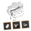 Cloud Shape Mandolin Tailpiece Durable Metal Parts for Reliable String Anchoring and Stable Tuning 4