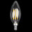 5X Dimmable E12 6W COB Edison Candle Flame Filament LED Light Bulb Lamp 10 x 3.5cm 4
