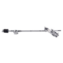 Heavy Duty Drum Clamp for Cymbals and Percussion, Silver Accessory Holder with Secure Grip