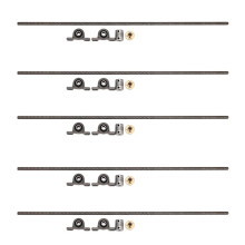 5X T8 8mm 500mm Lead Screw Rod with Nut Pillow Block Mounted CNC Set for 3D Printer