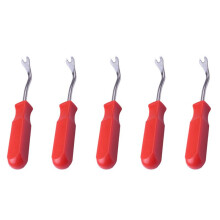 5X Car Door Interior Trim Clip Panel Upholstery Fastener Clip Remover Tool Screwdriver Nail Puller 4 Inch Red