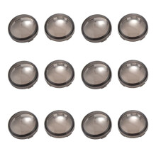 12Pcs for Turn Signal Light Indicator Lens Cover for Sportster 1200 Touring Dyna Softail Electra Black