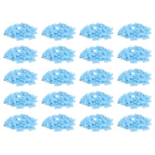 1000 Stuks Vrouwelijke en Mannelijke Volledig Geïsoleerde Draadterminals Connector Nylon Spade Connectoren Blauw