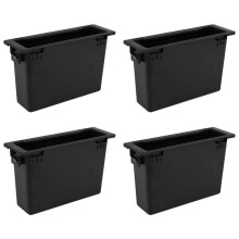 4X Car Stereo Radio Dashboard Storage Box Mounting 1Din Pocket Kit Storage Box Accessories Interior for