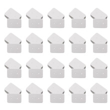 1000PCS Small Blank Paper Ear Studs Earring Display Cards Price Label Tag Jewelry Cards Holder,3.5 X 2.5cm (White)