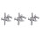 M8 Thread T-Slot Drop-in Stud Sliding Screw Bolt Silver Tone 15Pcs 1