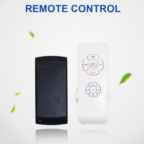 3X Universal Ceiling Fan Lamp Remote Control Kit AC 110V Timing Setting  Adjuste Wind Speed Transmitter Receiver 2