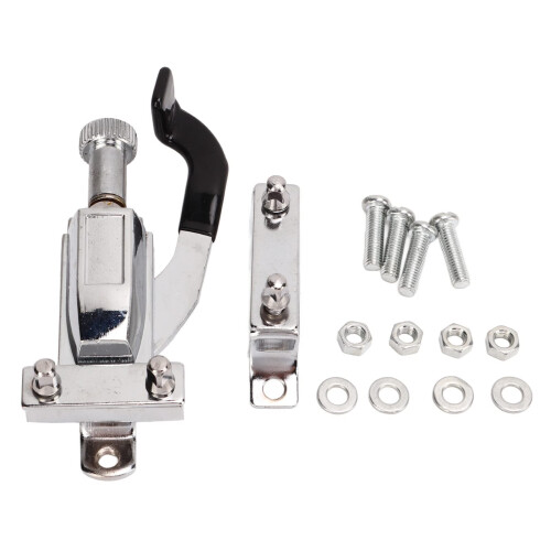 Silver Snare Drum Strainer Kit with Metal Regulator, Precise Tension Control and Smooth Throwoff Action