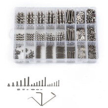 2160PCS M2/M3/M4 Stainless Steel Hex Socket Bolt and Nuts Set Fastener Hardware Hexagon Socket Cap Screws