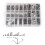 2160PCS M2/M3/M4 Stainless Steel Hex Socket Bolt and Nuts Set Fastener Hardware Hexagon Socket  Cap Screws 4