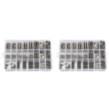 2160PCS M2/M3/M4 Stainless Steel Hex Socket Bolt and Nuts Set Fastener Hardware Hexagon Socket Cap Screws