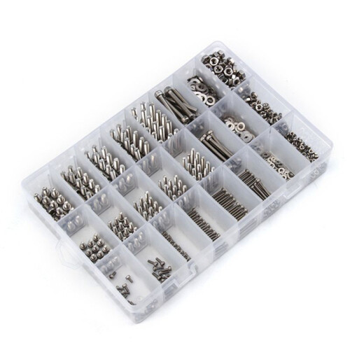 2160PCS M2/M3/M4 Stainless Steel Hex Socket Bolt and Nuts Set Fastener Hardware Hexagon Socket  Cap Screws 2