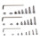 2160PCS M2/M3/M4 Stainless Steel Hex Socket Bolt and Nuts Set Fastener Hardware Hexagon Socket  Cap Screws 6